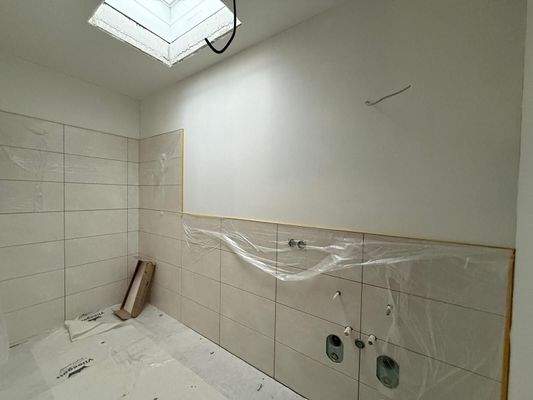 Duschbad mit Oberlicht