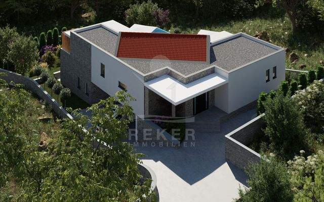  Rohbauvilla in Toplage Vodices