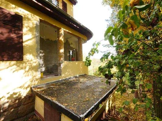  Die unsanierte LOGGIA von auszen