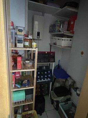 Der Abstellraum im EG