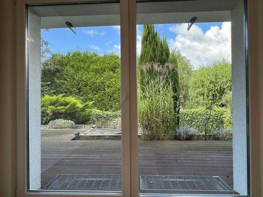 Der Schlafzimmerausblick