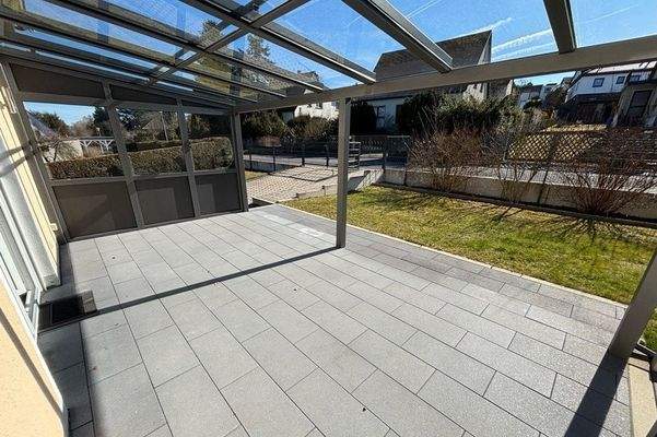 Überdachte Terrasse