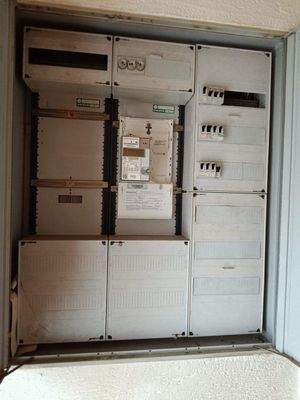 Hauptverteilerkasten Strom EG Eingangsbereich
