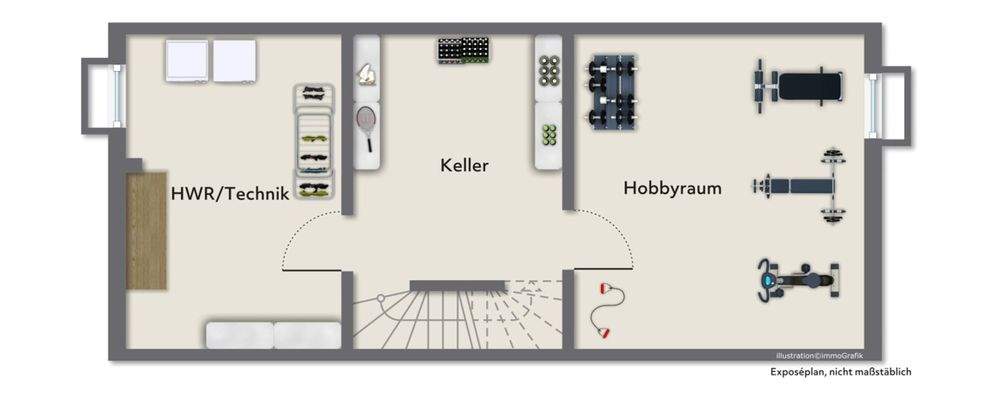 Vollkeller Grundriss