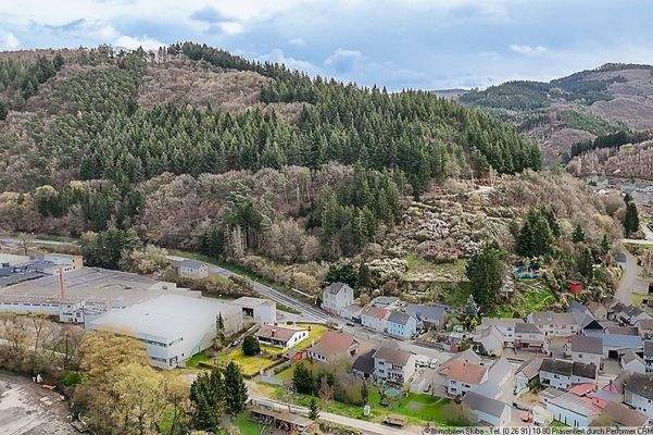 Luftbild Ortseingang Leimbach