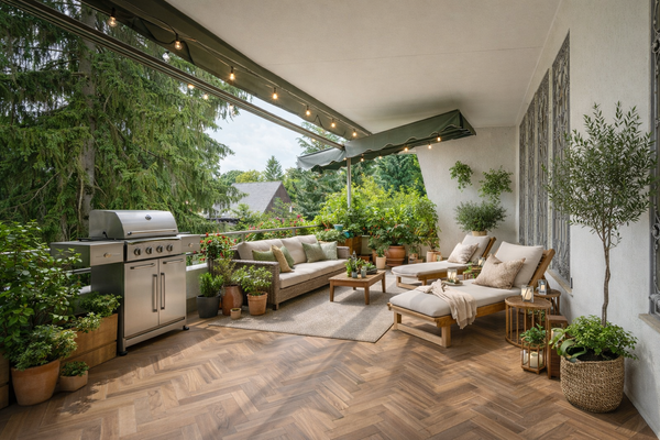 Visualisierung Balkon