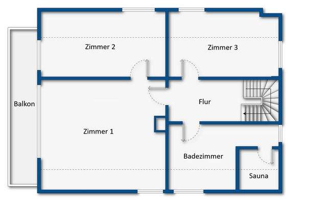 Grundriss Obergeschoss