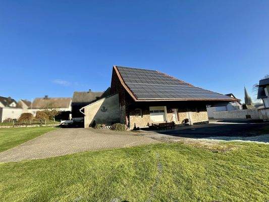 Blick auf die Photovoltaikanlage