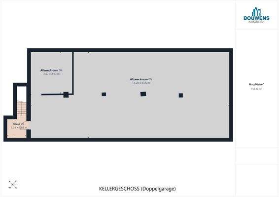 KELLERGESCHOSS DOPPELGARAGE