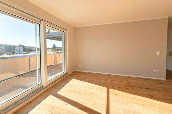 Wohnbereich (KI generiert ohne Möbel)