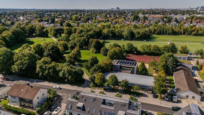 Ausblick in den Park