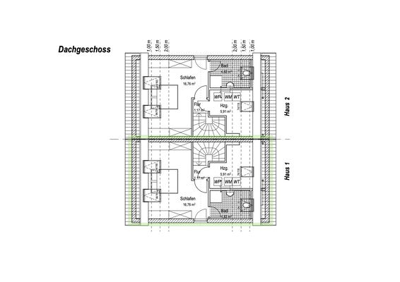 DG Grundrisse DHH_Haus 1
