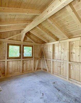 Gartenhaus/ Garage innen