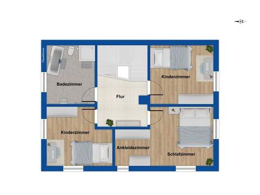 Grundriss Obergeschoss