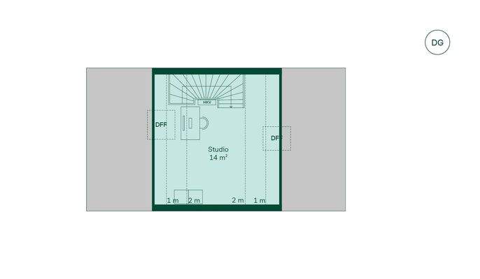 Doppelhaus Grundriss DG