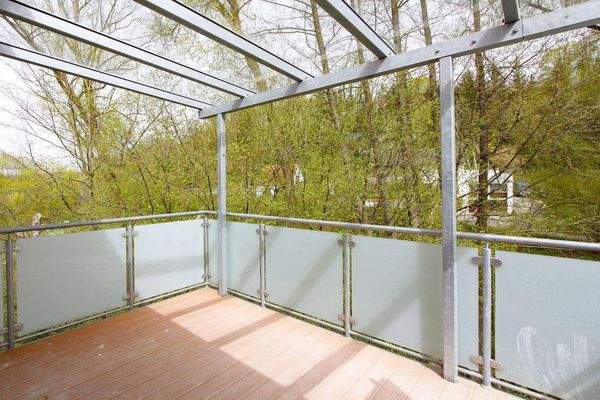 ...mit Blick ins Grüne