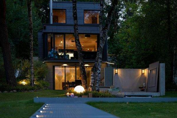 stimmungsvolle Abendbeleuchtung