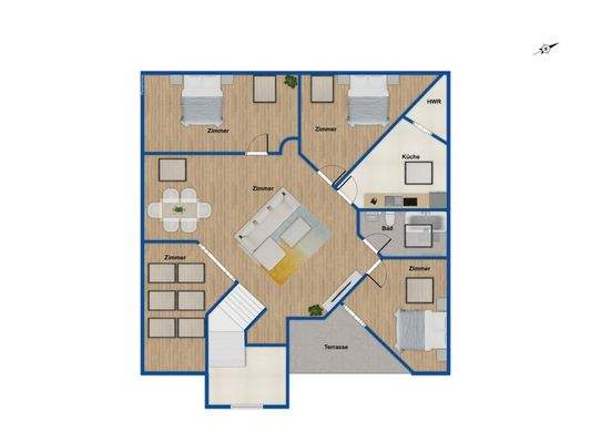 Grundriss - Dachgeschoss