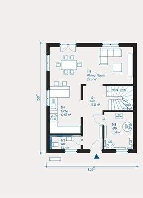 Moderner Wohnkomfort kompakt