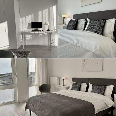 Schlafzimmer mit viel Platz