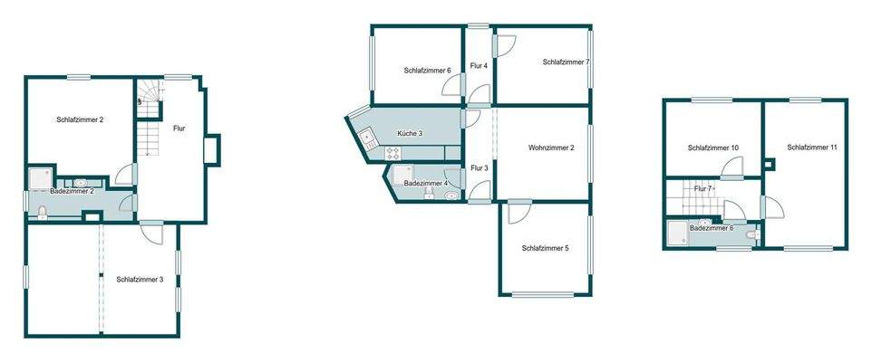 Grundriss Skizze 1.OG