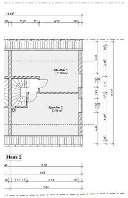 Dachgeschoss ausbaubar