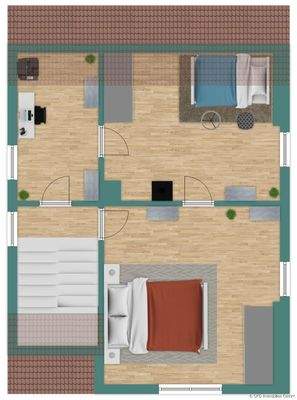 Grundriss Skizze Dachgeschoss