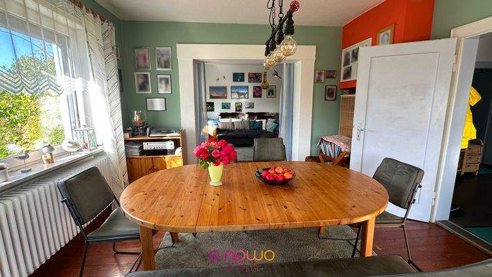 Blick aus dem Esszimmer