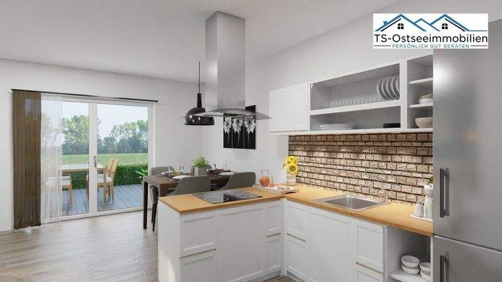 Wohnbereich mit Terrassenzugang