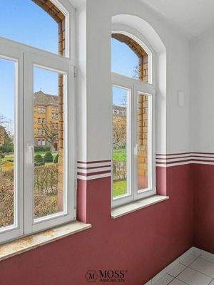 Treppenhaus voller Details