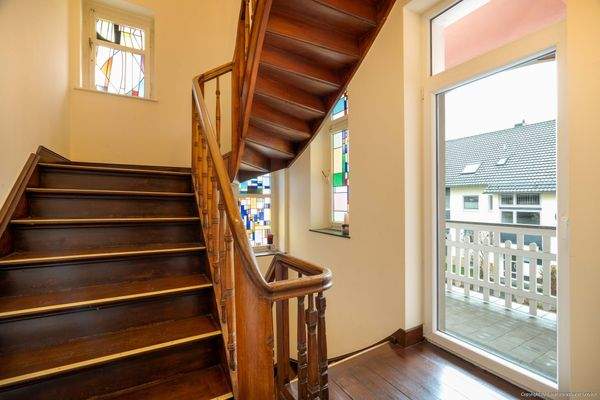 Treppengang zum Obergeschoss