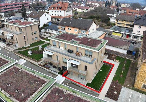 Ansicht mit Gartenanteil