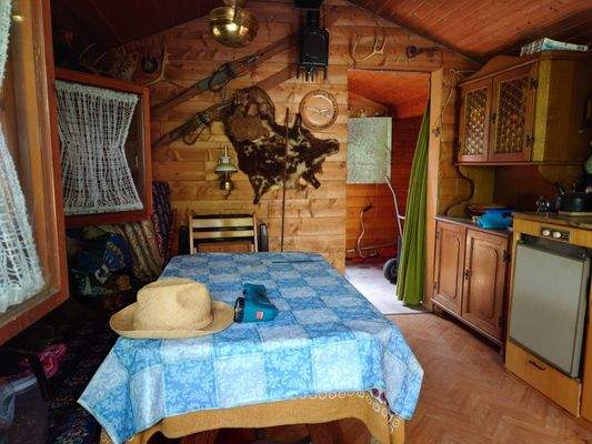 Blockhaus innen vorne