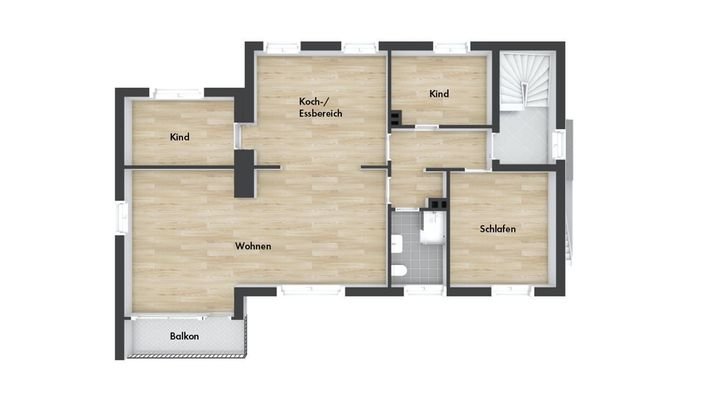 Grundriss Obergeschoss