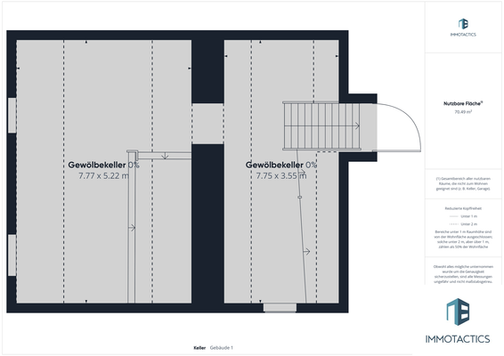 Grundriss Keller