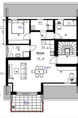 Grundriss WG 6 Nussdorf