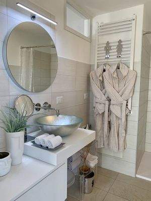 Das Badezimmer auf der Attica-Ebene