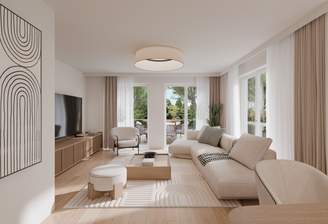 Visualisierung Wohnzimmer