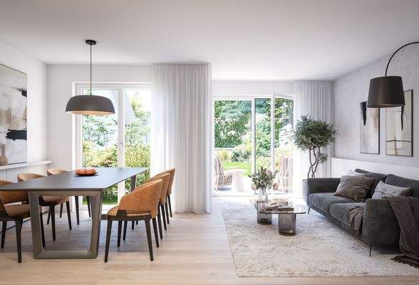 Visu Wohn- und Essbereich