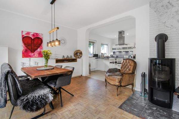 Essbereich im Erdgeschoss