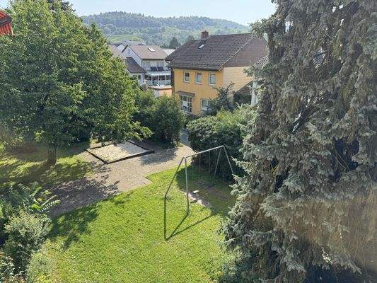 Ausblick auf den Garten