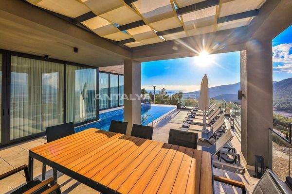 Villas with Indoor Pool and Rental Guarantee in Antalya Kalkan