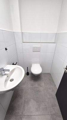 Die modernen sanitären Anlagen