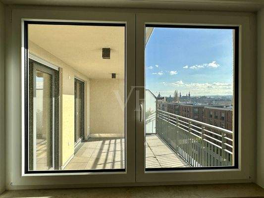 Ausblick in Richtung Stadtzentrum