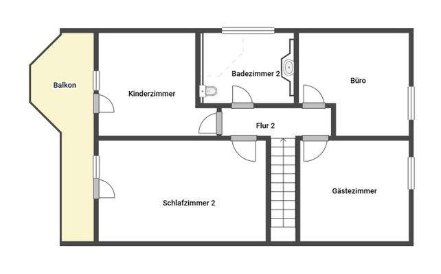 Grundriss Skizze Dachgeschoss