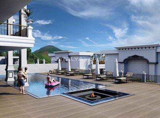 Sea and Nature-View Villas with Private Pool in in Alanya