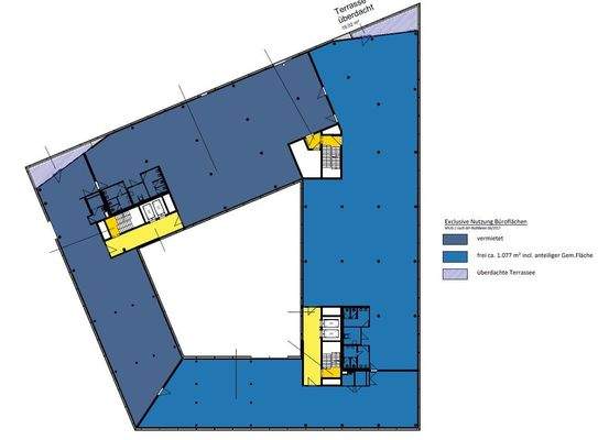 Grundriss Gebäude B, 2. Obergeschoss