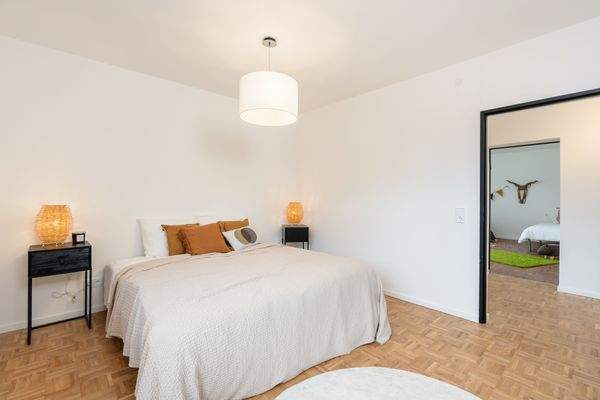 Schlafzimmer Musterwohnung