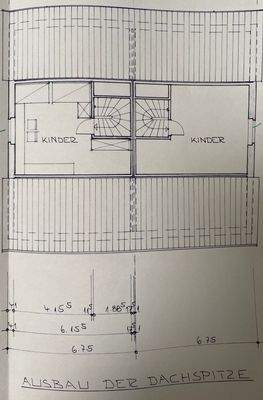 Spitzgiebel ausgebaut