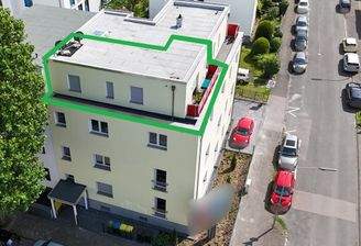 Luftbild Straßenblick